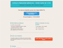 Tablet Screenshot of emi-radiologie.fr